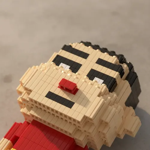 Mini Bloques Didácticos Figura En 3d Armables +500 Shin-chan — foto 2