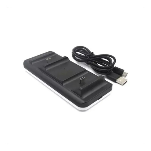 Mini Cargador Ps5 Rápido Doble Dos Mandos Para Ps5 Control Negro — foto 4