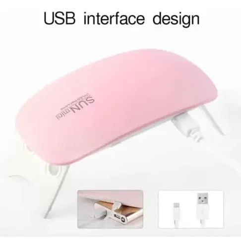 Mini Lámpara Sun Uv Led Color Rosado — foto 5