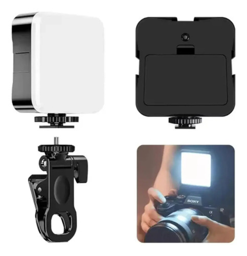 Mini Luz Led Con Clip Para Selfies Celular Tablet Laptop Negro — foto 5