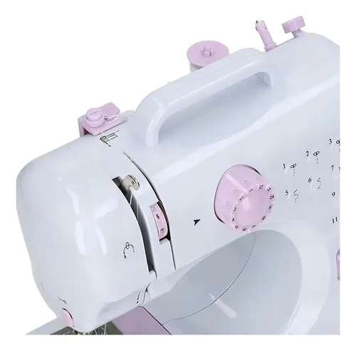 Mini Máquina De Coser Recta Portable Portátil Blanco — foto 2