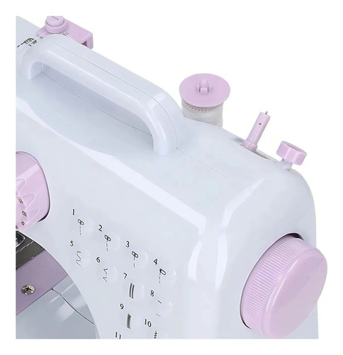 Mini Máquina De Coser Recta Portable Portátil Blanco — foto 3