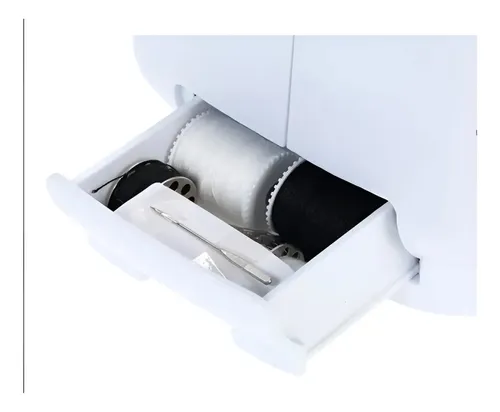 Mini Máquina De Coser Recta Portable Portátil Blanco — foto 4