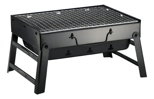 Mini Parrilla Eléctrica Plegable Para Asados Portátil Negro — foto 11