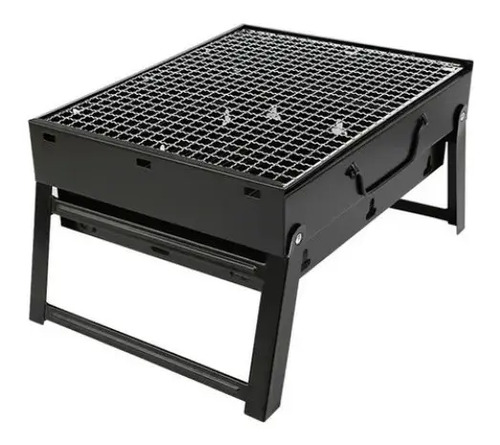 Mini Parrilla Eléctrica Plegable Para Asados Portátil Negro — foto 5