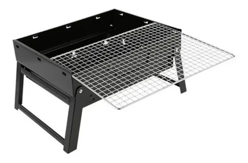 Mini Parrilla Eléctrica Plegable Para Asados Portátil Negro — foto 6
