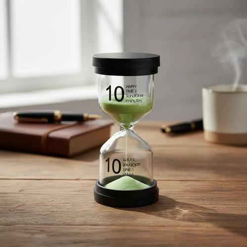 Mini Reloj De Arena Tiempo 10 Minutos Colores Varios — foto 3
