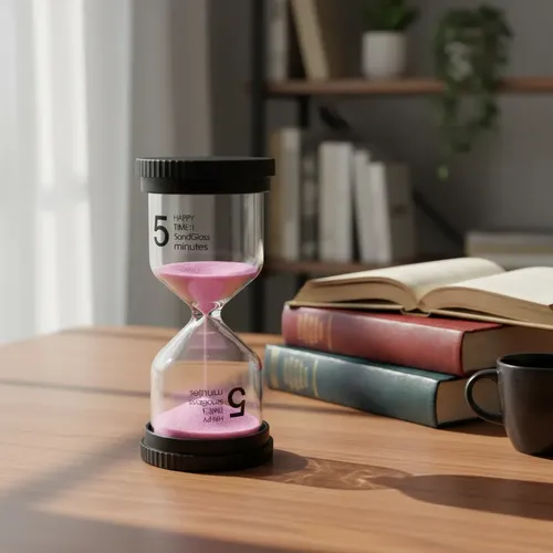 Mini Reloj De Arena Tiempo 5 Minutos Colores Varios — foto 3