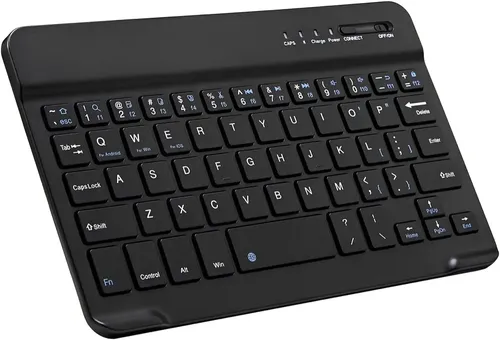 Mini Teclado Inalámbrico Weibo Bluetooth Mini Bat Recargable Color Del Teclado Negro Idioma Español Latinoamérica Español De Latinoamérica