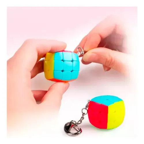 Miniatura Cubo Rubik Llavero 3x3x3cm Varios — foto 2