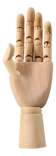 Modelo De Mano De Madera Con Articulación