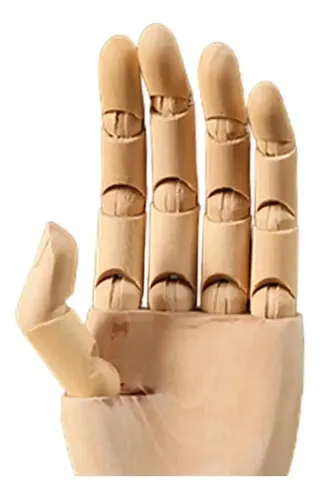 Modelo De Mano De Madera Con Articulación — foto 2