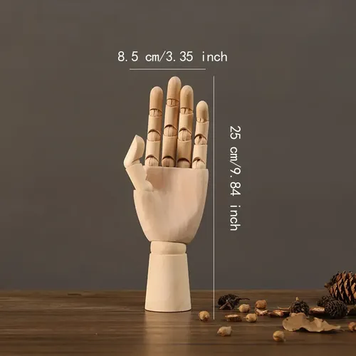 Modelo De Mano De Madera Con Articulación — foto 3