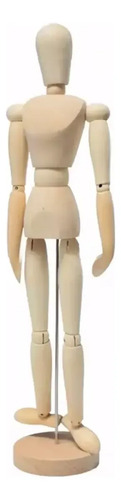 Modelo Maniquí De Madera Articulado Con Pedestal 40 Cm — foto 4