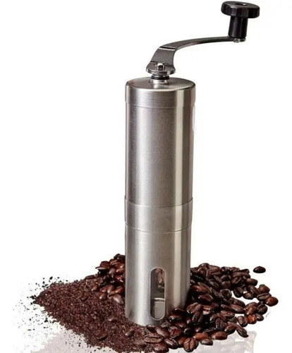 Molinillo Café Molino Manual Regulable Inoxidable Bentancor Color Plateado