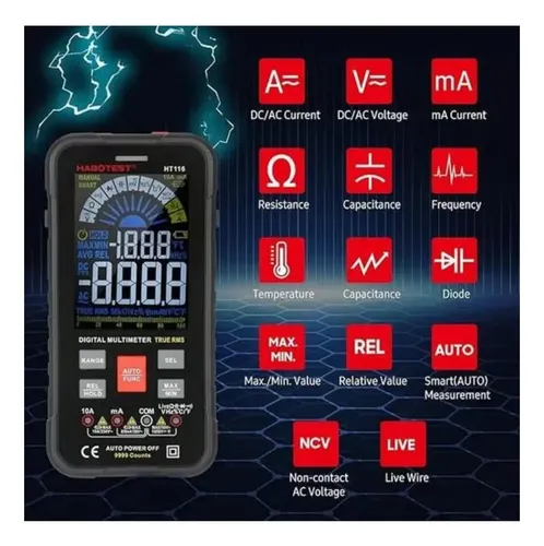 Multímetro Digital Smart Detector Polimetro Multitester — foto 5