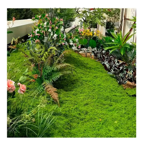 Musgo Artificial De Pasto Sintético 1 X 1mts — foto 3