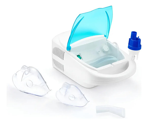 Nebulizador Portátil Inhalador Niños Y Adulto Silencioso  Blanco