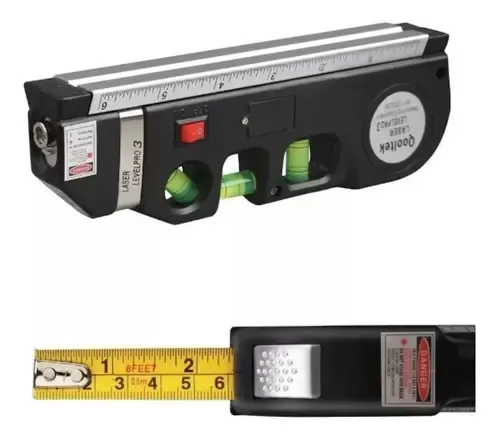 Nivel Láser Aluminio 3 En 1 Con Regla Levelpro 3 2,5 Metros — foto 3