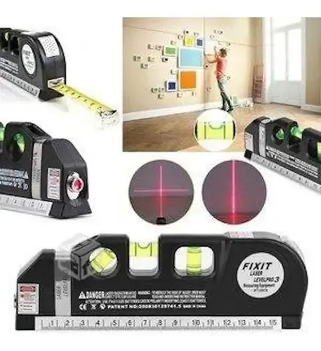 Nivel Láser Aluminio 3 En 1 Con Regla Levelpro 3 2,5 Metros — foto 4