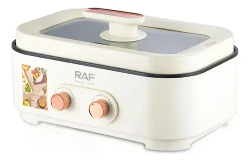 Olla Eléctrica Doble Bilis Multifuncional Raf R.5420 3l+3l Blanco 50/50hz — foto 5