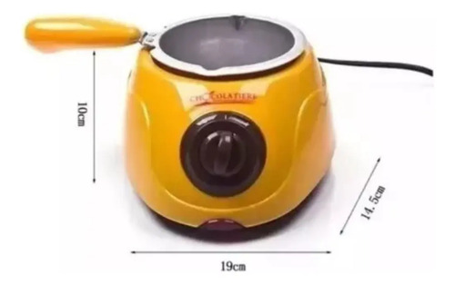 Olla Fondue Maquina Para Derretir Chocolate Amarillo — foto 3