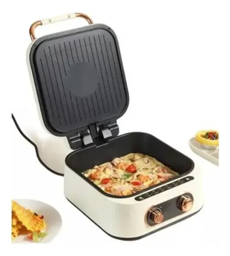 Olla Horno Cocina Parrilla Asador 3 En 1 Raf Hot Pot Blanco