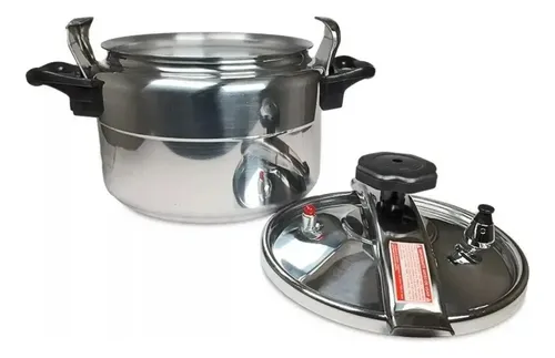 Ollas A Presión Aluminio 5litros Cacerola De Uso Domestico Plateado — foto 4