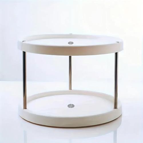 Organizador Estante Especiero Giratorio De 2 Niveles Cocina — foto 4
