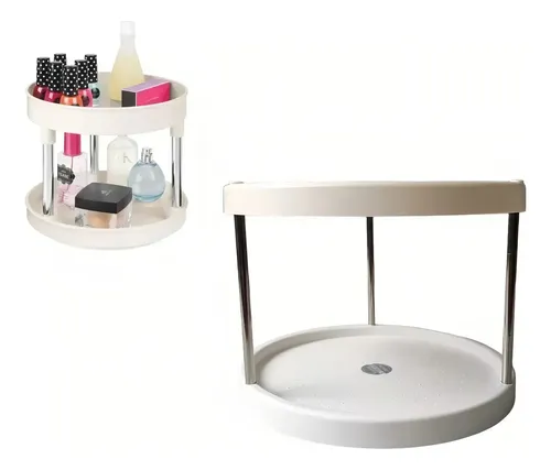Organizador Estante Especiero Giratorio De 2 Niveles Cocina — foto 7