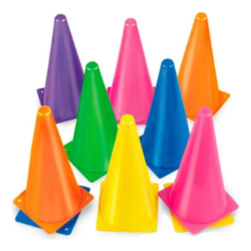 Pack 10 Conos Deportivos Entrenamiento 28cm Varios — foto 3