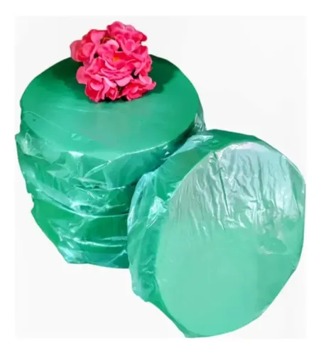 Pack 10 Unidades Oasis Espuma Arreglo Floral Circular