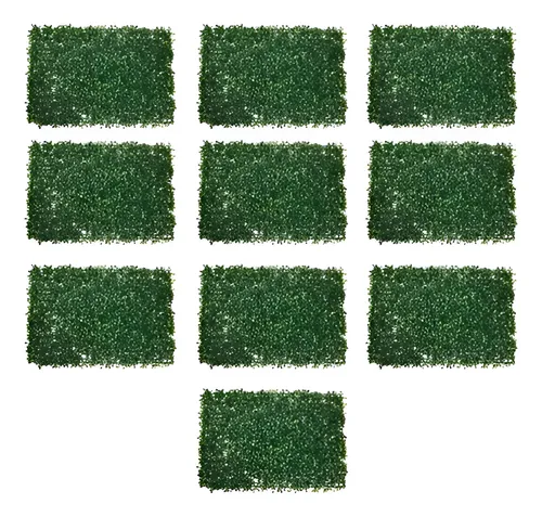 Pack 10 Unidades Pasto Palmeta Estilo Trébol Sintético 60x40 Trebol
