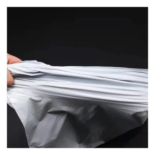 Pack 100 Bolsas Embalar Courier Autoadhesivo Blancas 17x30cm — foto 5