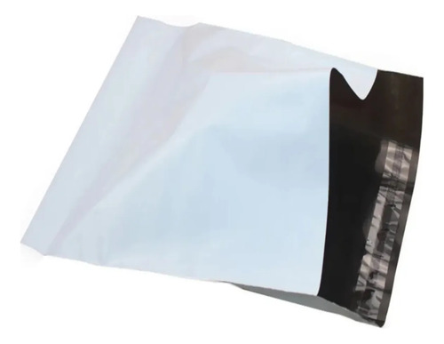 Pack 100 Bolsas Embalar Courier Autoadhesivo Blancas 40x55cm — foto 4