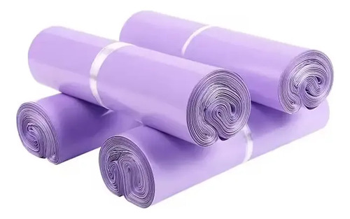 Pack 100 Bolsas Embalar Courier Autoadhesivo Lila 50x70cm