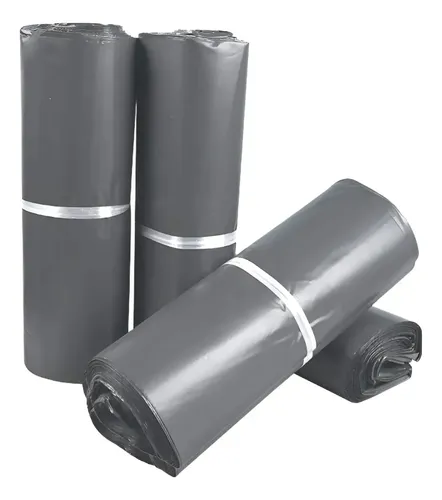 Pack 100 Bolsas Embalar Courier Autoadhesivo Negra 20x30cm — foto 2