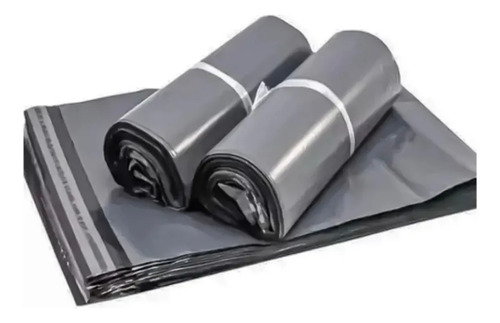 Pack 100 Bolsas Embalar Courier Autoadhesivo Negra 25x35cm — foto 2