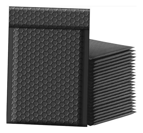 Pack 20 Bolsas Embalar Courier Con Acolchado Burbuja Negras 45x50cm — foto 2