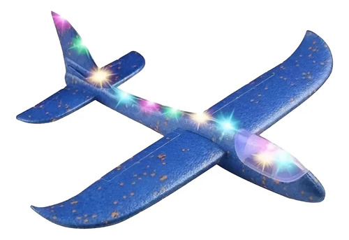 Pack 5 Aviones Planeador De Plumavit Con Luces Led Juguete Variod — foto 2