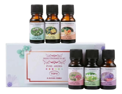 Pack 6 Esencias Para Difusor Humidificador Aceite Esencial — foto 2