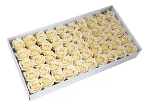 Pack De 50 Rosas De Jabón Perfumadas Decorativas — foto 2
