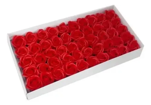 Pack De 50 Rosas De Jabón Perfumadas Decorativas — foto 3