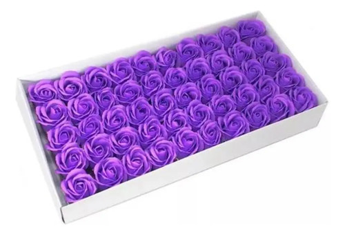 Pack De 50 Rosas De Jabón Perfumadas Decorativas — foto 4