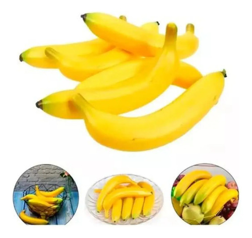 Pack De 8 Frutas Artificiales Decoración Plástico Frutas — foto 7