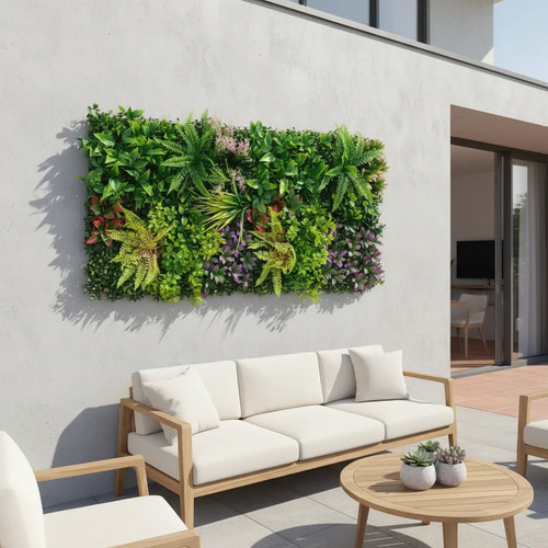 Palmeta Artificial Panel Decorativa 1mx50cm Tupida Fb0211 — foto 5