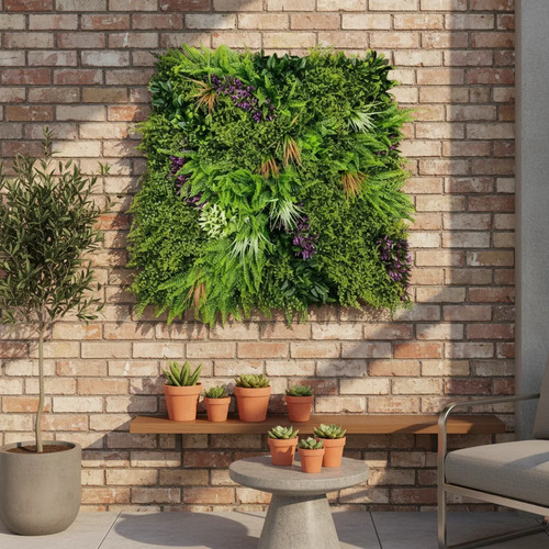 Palmeta Artificial Panel Decorativa 1x1m Fb0201 — foto 4