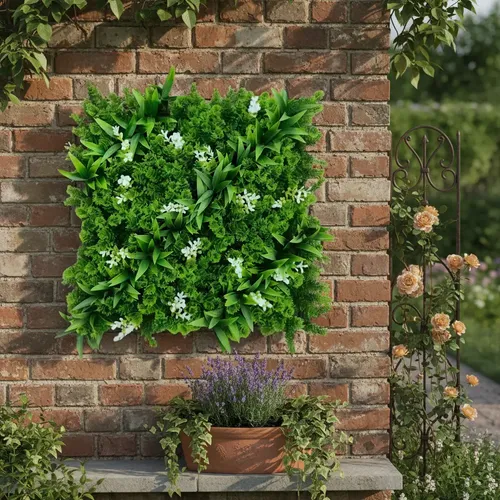 Palmeta Artificial Panel Decorativa 50x50 Fb0212 — foto 2