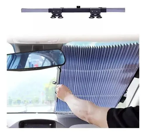 Parasol Retractil Sombrilla Retractil Para Autos Parasol — foto 3