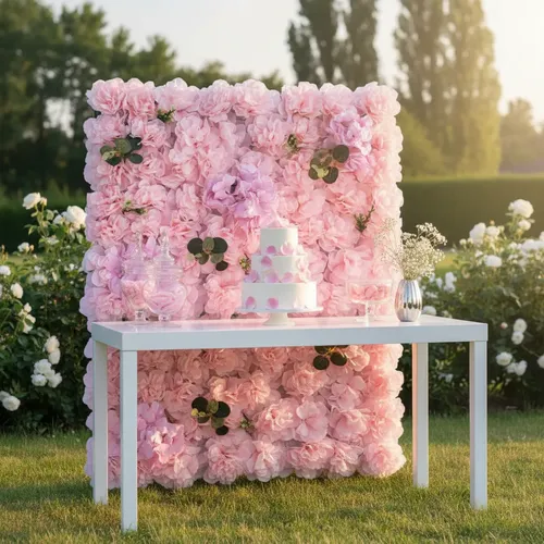 Pared De Flores Artificiales Oweru Panel Decorativo 60x40cm — foto 11
